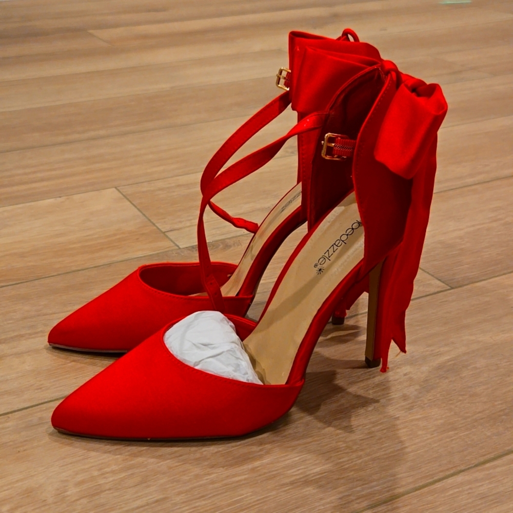 Red Bowtie Heels